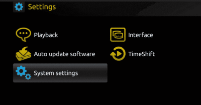MAG Device IPTV Setup Tutorial step 2